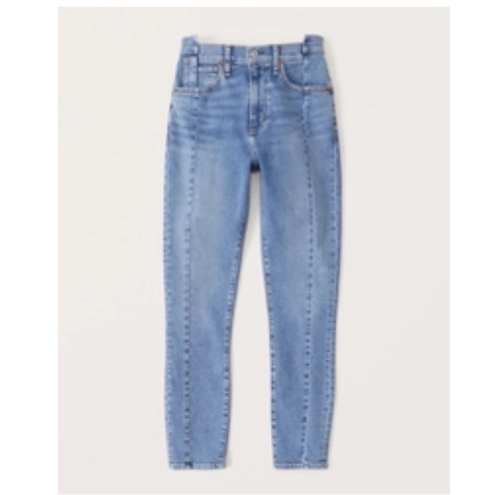 Perfect condition Abercrombie high rise skinny 25